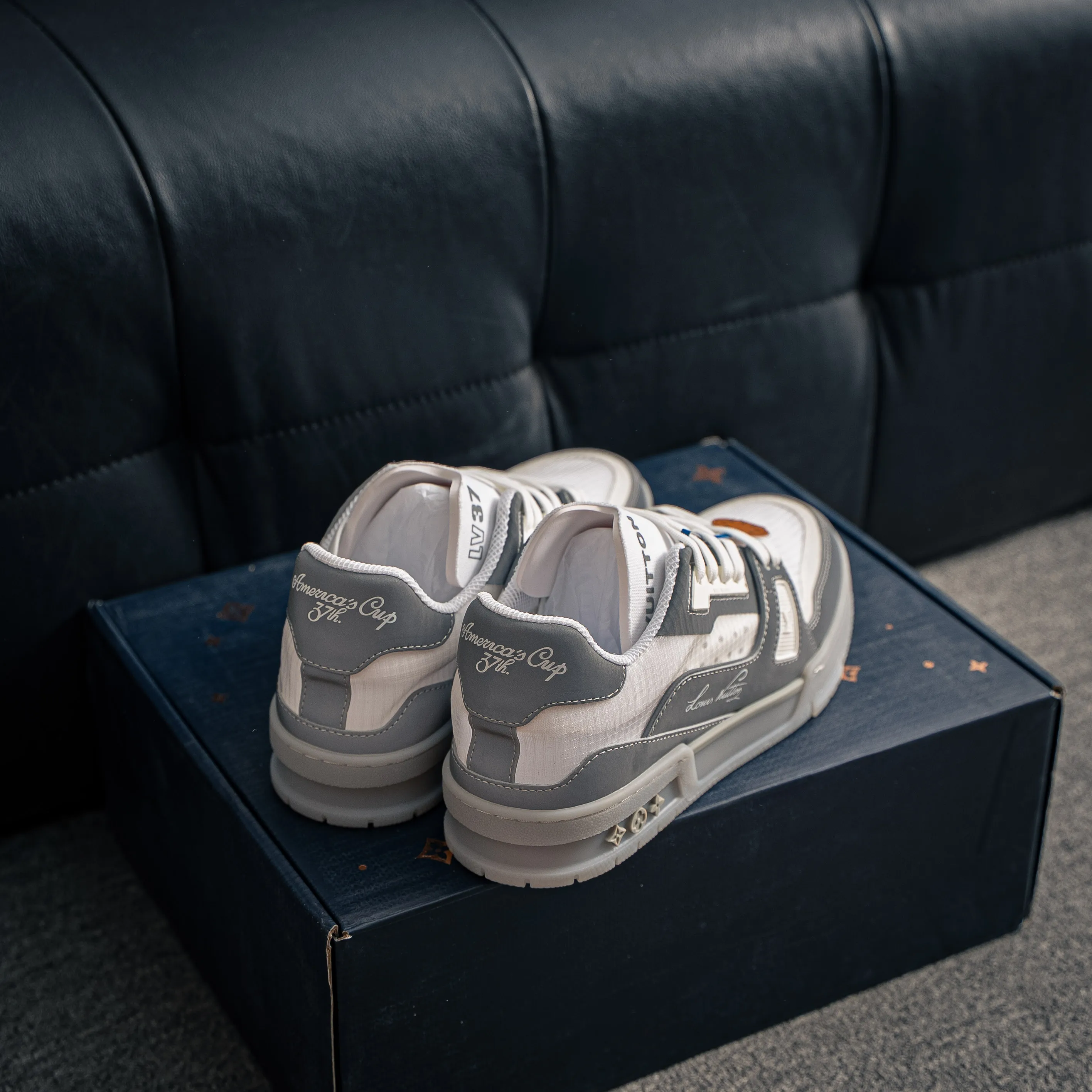 【YS 】 Premium LOUIS VUITTON LV Trainer CUP Mesh Breathable Shoes ✦ ， 37 Series ✦ + Shoes